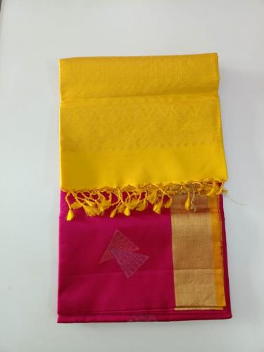 SOFT SILK SAREE WITH BLOUSE